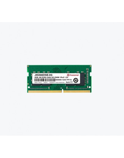 Transcend 8GB 260pin SO-DIMM DDR4 2666 1Rx8 1Gx8 C