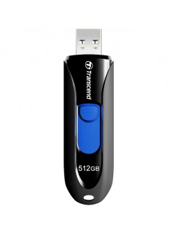 Transcend 512GB, USB3.1, Pen Drive, Capless, Black