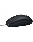 LOGITECH B100 Corded Mouse - BLACK - USB -