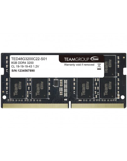 8GB DDR4 3200 TEAM ELITE SODIM