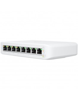 UBIQUITI Lite 8 PoE; (4) GbE PoE+, (4) GbE ports;