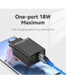 Vention бързо зарядно Fast Charger 2 x QC3.0 18W Black - FBAB0