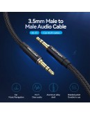 Vention Аудио Кабел 3.5mm Audio Cable  M/M Cotton Braided 1.0m - BAWBF