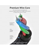 Vention Аудио Кабел 3.5mm Audio Cable  M/M Cotton Braided 1.0m - BAWBF