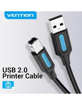 Vention Кабел USB 2.0 A Male to B Male, Black 1.5m - COQBG