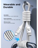 Orico кабел Cable USB C-to-C PD 100W Charging 1.0m White - CDX-100CC-WH