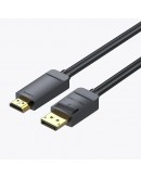 Vention кабел Cable DisplayPort to HDMI 3.0m - 4K, Gold Plated - HFOBI