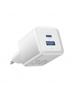 Vention зарядно за стена Charger Wall GaN - QC3.0 + Power Distribution Type-C 30W - FEQW0-EU