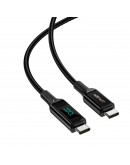 Acefast Кабел USB-C to USB-C Cable 100W 2m with digital display - C6-03 - Black