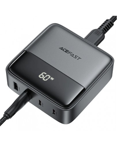 Acefast настолно зарядно за стена Desktop Wall Charger PD65W GaN Z6, USB-C x 2, USB-A x 2