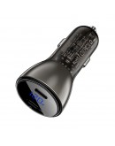 Acefast зарядно за кола Fast Charger Car PD3.0 60W - B10 - USB-C x 2, Metal, Black