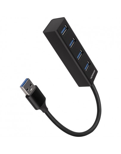 AXAGON HUE-M1A 4x USB3.2 Gen 1 MINI hub, metal,