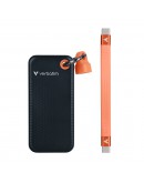 Verbatim Pocket SSD USB 3.2 Gen 2 1TB Black/Orange