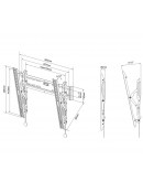 Neomounts Flat Screen Wall Mount (tilt), 32-55