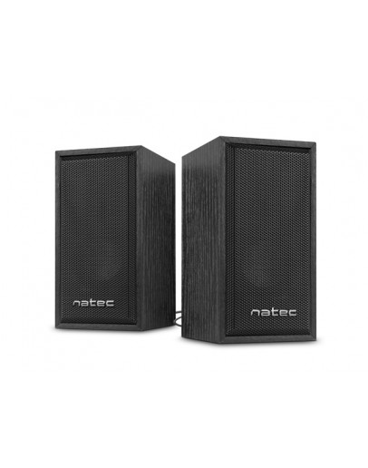 Natec Speakers Panther 6W RMS 2.0 USB Black