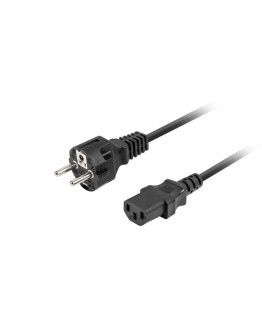 Lanberg CEE 7/7 -> IEC 320 C13 power cord 1.8m VDE