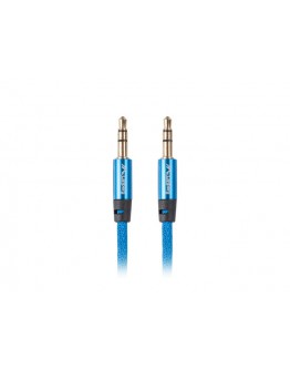 Lanberg mini jack 3.5mm M/M 3 pin cable 3m, blue p