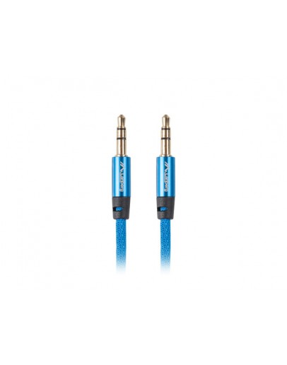 Lanberg mini jack 3.5mm M/M 3 pin cable 3m, blue p