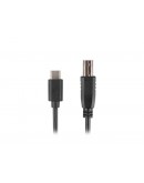 Lanberg USB-C (M) -> USB-B (M) 2.0 ferrite cable 3