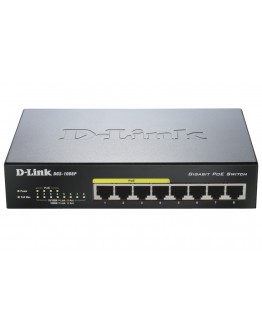 D-Link 8-port 10/100/1000 Desktop Switch w/ 4 PoE 