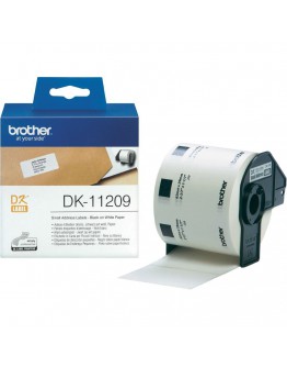 Brother DK-11209 Small Address Paper Labels, 29mmx