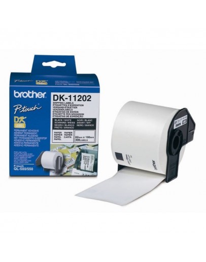 Brother DK-11202 Shipping Labels, 62mmx100mm, 300 