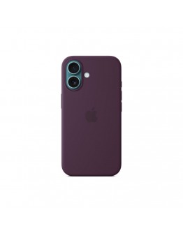 Apple iPhone 16 Silicone Case with MagSafe - Plum