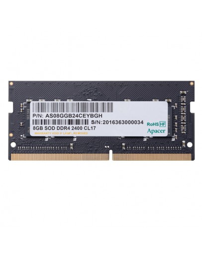 Apacer 8GB Notebook Memory - DDR4 SODIMM 2666 MHz