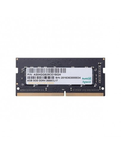 Apacer 4GB Notebook Memory - DDR4 SODIMM 2666MHz