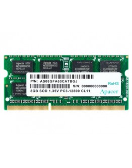 Apacer 8GB Notebook Memory - DDR3 SODIMM 204pin Lo