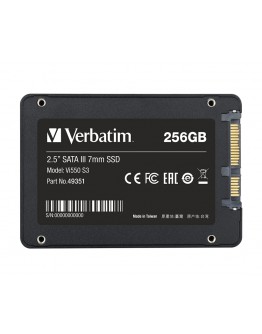 Verbatim Vi550 S3 2.5 SATA III 7mm SSD 256GB