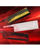 Madlions професионална геймърска механична клавиатура Professional Gaming Mechanical Keyboard MAD 60 HE Flagship - 8K, Magnetic Amber Pro Switches - White