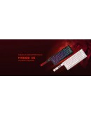 Madlions професионална геймърска механична клавиатура Professional Gaming Mechanical Keyboard MAD 60 HE Flagship - 8K, Magnetic Amber Pro Switches - White