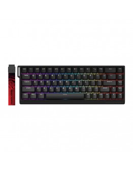 Madlions професионална геймърска механична клавиатура Professional Gaming Mechanical Keyboard MAD 68 HE RGB - 1K, Magnetic Amber Pro Switches - Black