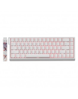 Madlions професионална геймърска механична клавиатура Professional Gaming Mechanical Keyboard MAD 68 HE RGB - 1K, Magnetic Amber Pro Switches - White