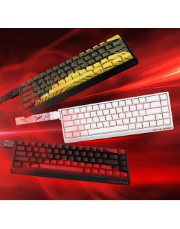 Madlions професионална геймърска механична клавиатура Professional Gaming Mechanical Keyboard MAD 68 HE RGB - 1K, Magnetic Amber Pro Switches - White