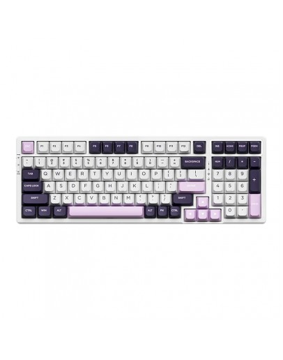 VGN безжична геймърска механична клавиатура Wireless Gaming Mechanical Keyboard - V98 PRO V2 Black Currant - Kailh Vaporwave Switches, RGB