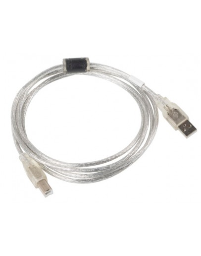 Lanberg USB-A (M) -> USB-B (M) 2.0 cable 1.8m, tra