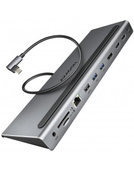 Axagon Multiport USB-C 5Gbps TRIPLE 4K DISPLAY