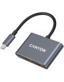 CANYON hub DS-3 3in1 USB-C Dark