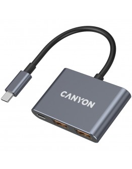 CANYON hub DS-3 3in1 USB-C Dark