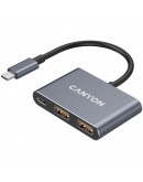 CANYON hub DS-3 3in1 USB-C Dark