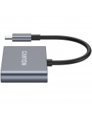 CANYON hub DS-3 3in1 USB-C Dark