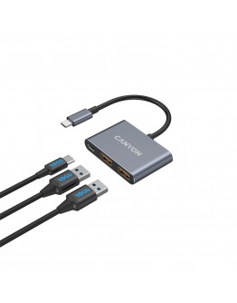 CANYON hub DS-3 3in1 USB-C Dark