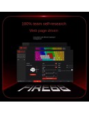 Madlions професионална геймърска механична клавиатура Professional Gaming Mechanical Keyboard FIRE 68 RGB - 8K, Gateron Dual-Rail Magnetic Switches [Linear], R