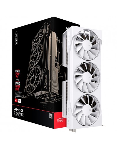 XFX Swift AMD Radeon RX 9070 OC White Triple Fan
