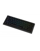 Ducky професионална геймърска механична клавиатура Professional Gaming Mechanical Keyboard One X Mini Wireless Black - Ducky AI Switches [Linear], Bluetooth
