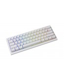 Ducky професионална геймърска механична клавиатура Professional Gaming Mechanical Keyboard One X Mini Wireless White - Ducky AI Switches [Linear], Bluetooth