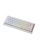 Ducky професионална геймърска механична клавиатура Professional Gaming Mechanical Keyboard One X Mini Wireless White - Ducky AI Switches [Linear], Bluetooth