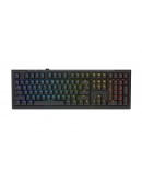 Ducky професионална геймърска механична клавиатура Professional Gaming Mechanical Keyboard One X Wireless Black - Ducky AI Switches [Linear], Bluetooth, 2.4